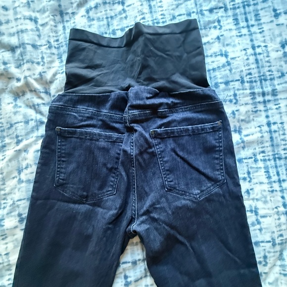 Indigo Blue Jeggings with Knee Patches - Picture 9 of 15